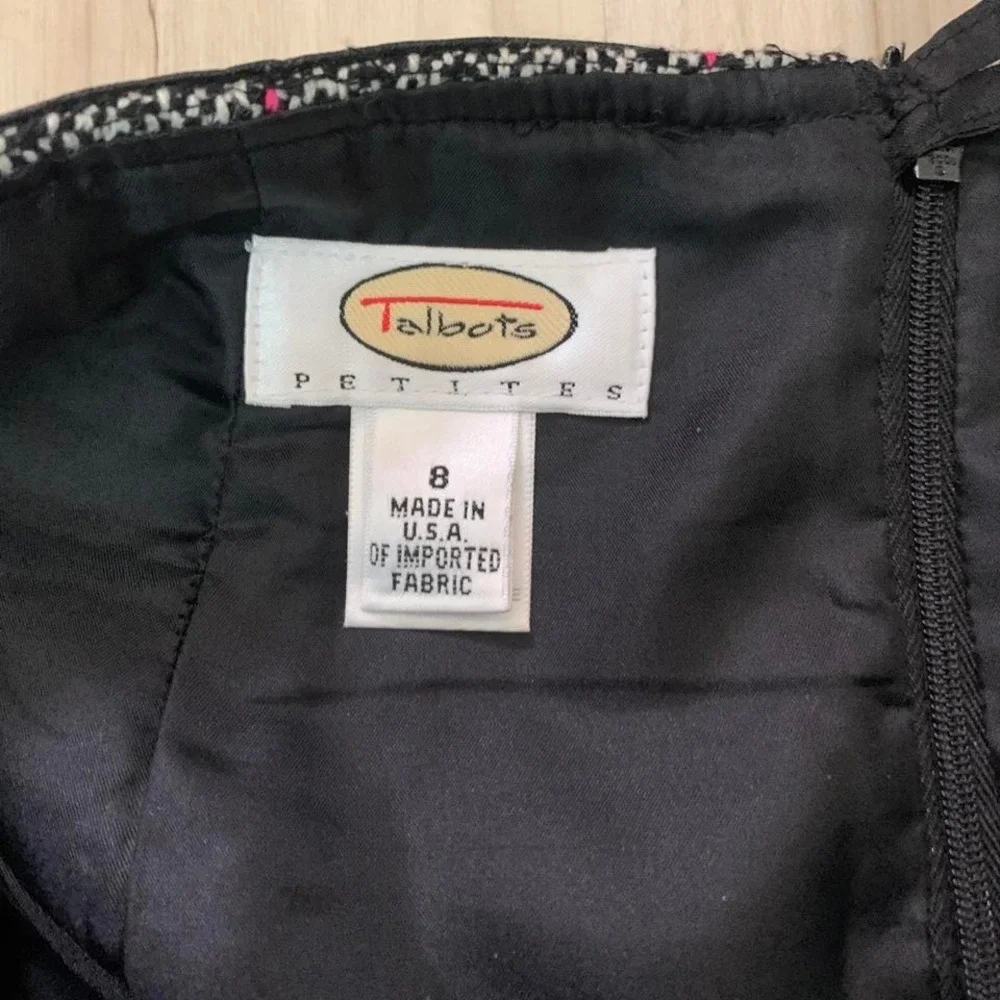 Talbots plaid skirt‎ with zipper enclosure